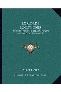 Ex Corde Locutiones