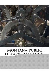 Montana Public Library Standards