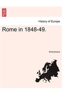 Rome in 1848-49.