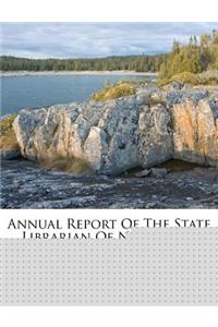 Annual Report of the State Librarian of New Jersey