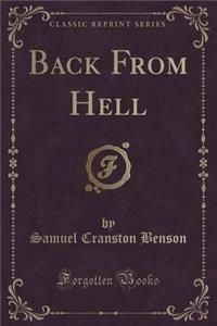 Back from Hell (Classic Reprint)