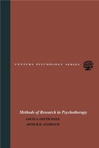 Methods of Research in Psychotherapy