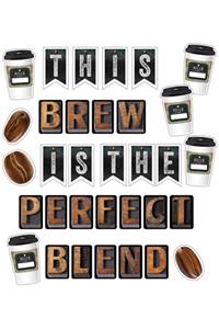 Industrial Cafe This Brew Is the Perfect Blend Bulletin Board Set