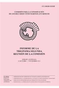 Informe de la Trigésima Segunda Reunión de la Comisión