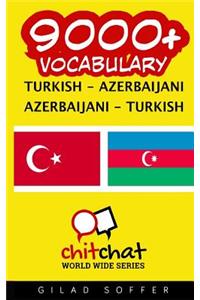 9000+ Turkish - Azerbaijani Azerbaijani - Turkish Vocabulary