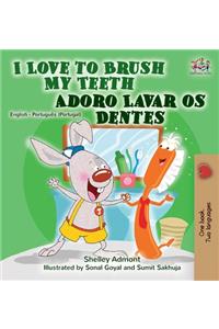 I Love to Brush My Teeth (English Portuguese Bilingual Book - Portugal)