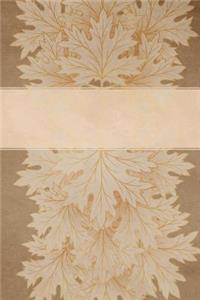 Somber Oak Leaves Grid Notebook
