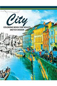 City Coloring Books for Adults