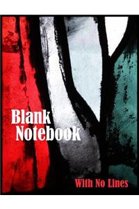Blank Notebook With No Lines