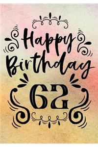 Happy Birthday 62
