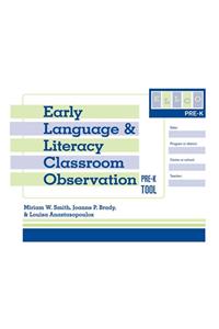 Early Language and Literacy Classroom Observation Tool, Pre-K (Ellco Pre-K)