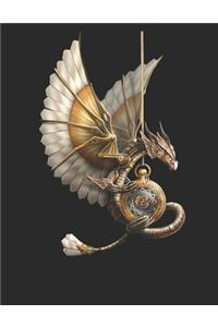 Weekly planner 2020 calendar Steampunk Dragon on Watch