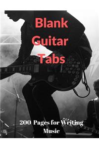 Blank Guitar Tabs