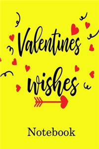 Valentines Wishes Notebook