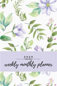 2020 Weekly Monthly Planner
