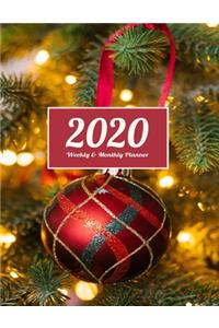 2020 Planner Weekly & Monthly 8.5x11 Inch