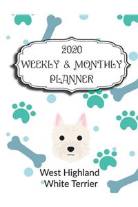 2020 West Highland White Terrier Planner