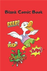Blank Comic Book for Kids