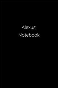 Alexus' Notebook