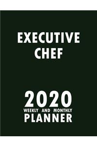 Executive Chef 2020 Weekly and Monthly Planner