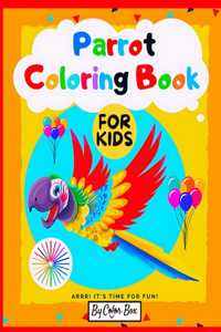Parrot Coloring Book For Kids