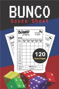 Bunco Score Sheets