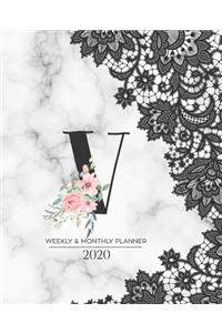 Weekly & Monthly Planner 2020 V