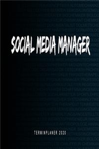 Social Media Manager - Terminplaner 2020