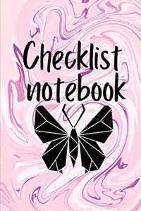 Checklist Notebook