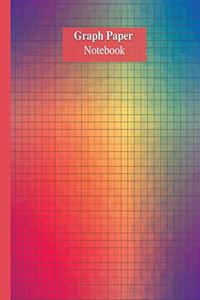 Graph Paper Notebook With Matte Multicolor Cover