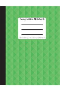 Green Composition Notebook - College Ruled 200 Sheets/ 400 Pages 9.69 X 7.44