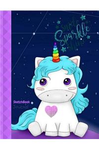 Smile Sparkle Shine Sketchbook Journal