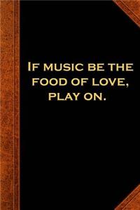 2019 Daily Planner Shakespeare Quote Music Food Love Play On 384 Pages