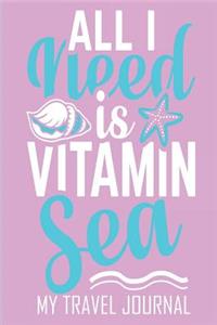 All I Need Is Vitamin Sea My Travel Journal