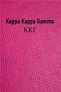 Kappa Kappa Gamma: Sorority Girls Blank Line Journal - Perfect Gift for Big or Little Sisters