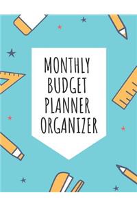 Monthly Budget Planner Organizer: Weekly and Monthly Expense Tracker Bill Organizer Personal Business Money Finance Planner Workbook Custom Calendar Notebook