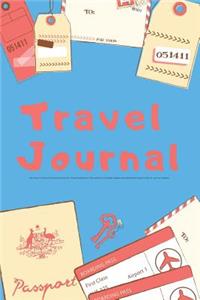 Travel Journal Kids Diary To Record Traveling Experiences