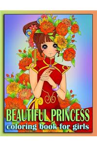 Beautiful Princess Coloring Book for Girls