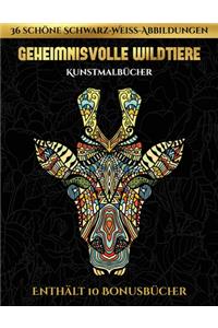 Kunstmalbücher (Geheimnisvolle Wildtiere)