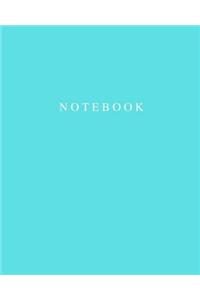 Notebook - Daily Journal Tiffany Blue: (8 X 10) Writing Journal, 100 Pages, Smooth Matte Cover