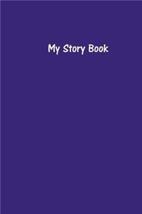 My Story Book - Create Your Own Picture Book in Purple: Medium Ruled, Soft Cover, 6 x 9 Journal, 100 Pages