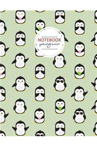 Cute Penguin Notebook Journal
