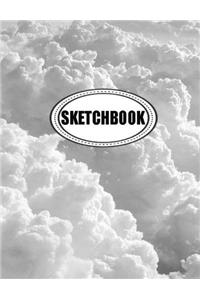 Sketchbook : Cloud: 120 Pages of 8.5 x 11 Blank Paper for Drawing, Doodling or Sketching (Sketchbooks)