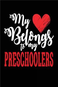 My Belongs to My Preschoolers