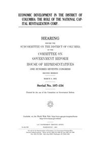 Economic Development in the District of Columbia: The Role of the National Capital Revitalization Corp.