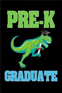 Pre-K Graduate: Cute T-Rex Pre-Kinder Graduation Gift Journal