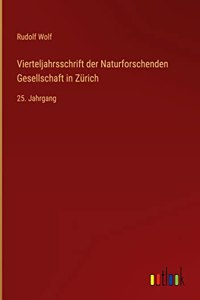 Vierteljahrsschrift der Naturforschenden Gesellschaft in Zürich