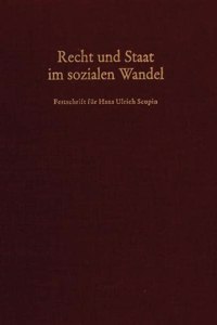 Recht Und Staat Im Sozialen Wandel