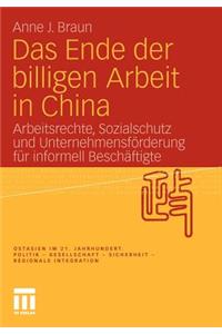 Das Ende der billigen Arbeit in China