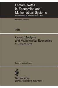 Convex Analysis and Mathematical Economics